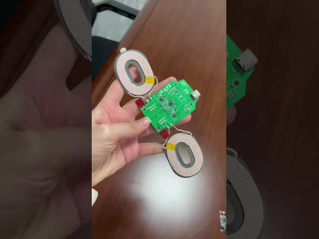 Dual Coil Wireless Charging Module with Fast Charging and 15W High-Speed for Two Phones PCB Assembly