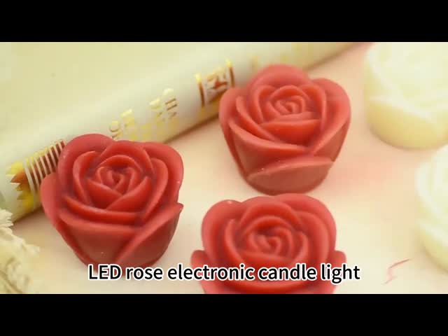 Red Battery Tea Candles Romantic Flameless LED Tea Light 6pcs / 12pcs / 24pcs