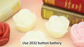 Red Battery Tea Candles Romantic Flameless LED Tea Light 6pcs / 12pcs / 24pcs