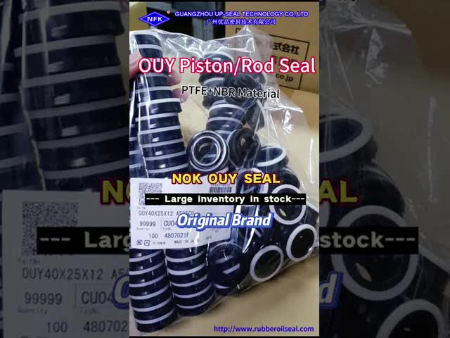Japan Factory N O K OUY NBR Material Standard Size High Pressure Piston Rod Seal for Hydraulic Cylinder