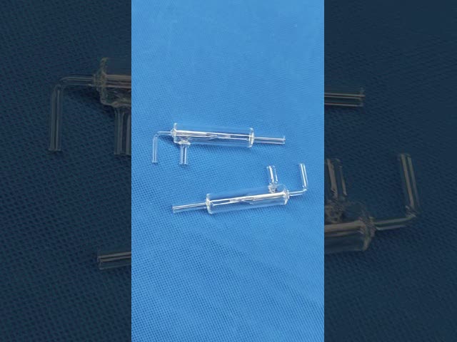 Customized Clear Quartz Glass Tube Reactor