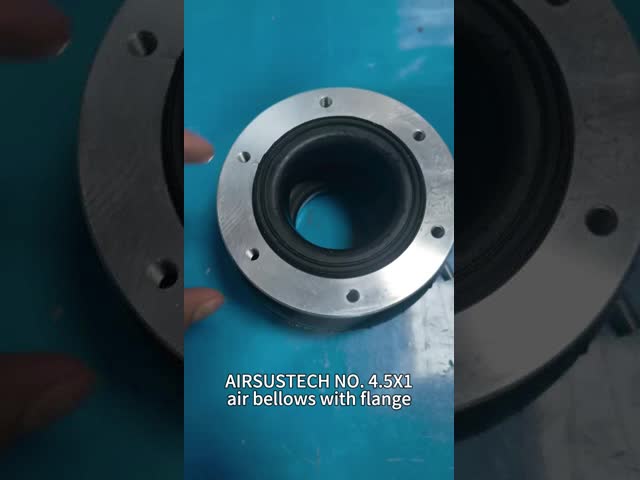 120 MM Natural Dia. Rubber Bellows Only 4.5X1 Industrial Air Spring Single Convoluted