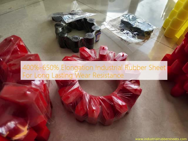 400%-650% Elongation Industrial Rubber Sheet with High Energy Radiation Resistance and 8-55Mpa Tensile Strength