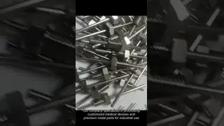 Medical Metal Blowing Deep Hole Long Shaft Side Hole Needle CNC Machining