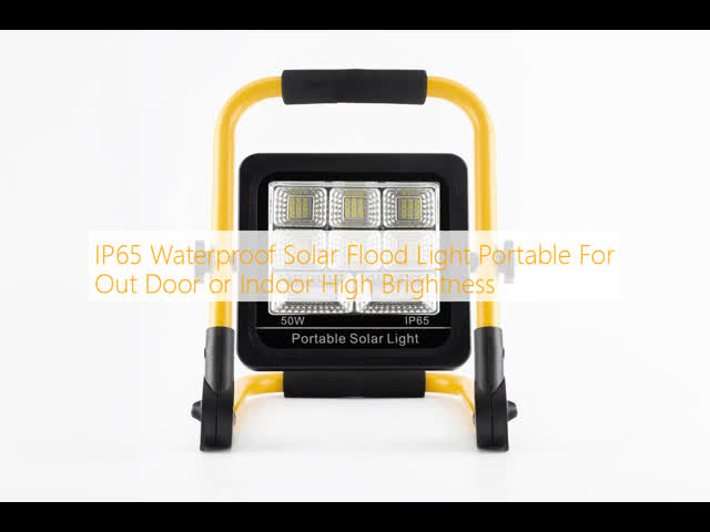 IP65 Waterproof Solar Flood Light Portable For Out Door or Indoor High Brightness