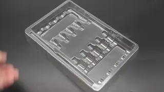 Multi Slot Transparent Plastic Paint Tube Containers Pigment Storage Packaging Blister Tray for Art