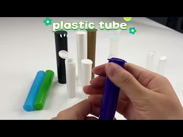 Customized Child Resistant Airtight Pop Top Tube with Customizable Printing Options for Secure Storage