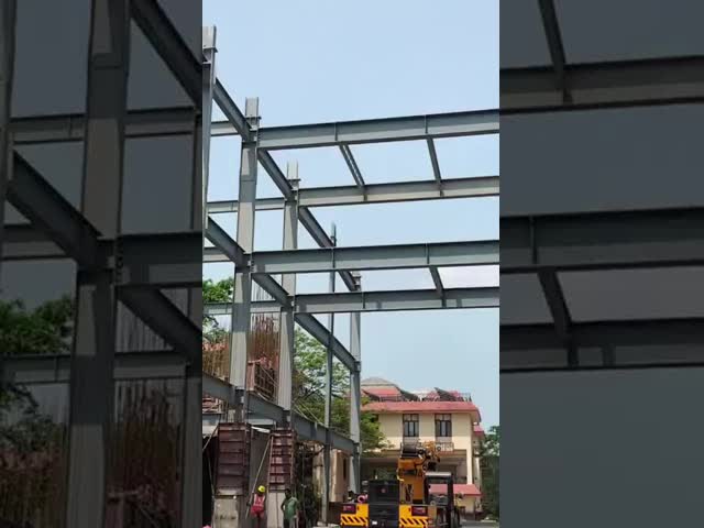 Multi Storey Prefab Commercial Buildings Prefabricated Steel Structure Prefab Shed Building Metal Warehouse Building