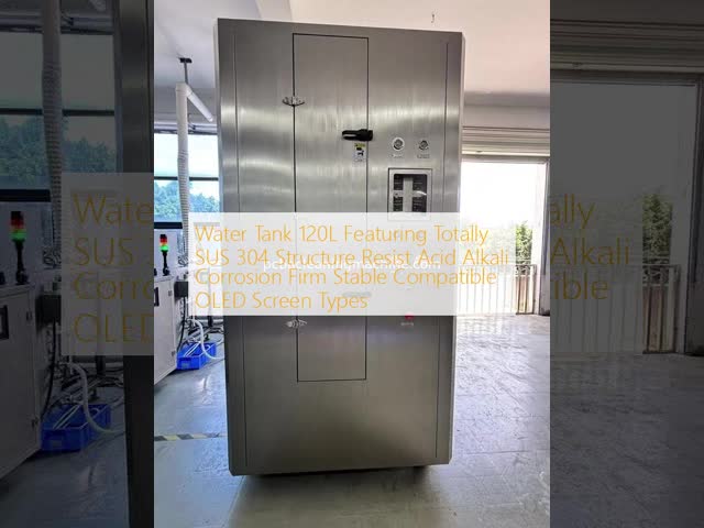 Water Tank 120L Featuring Totally SUS 304 Structure Resist Acid Alkali Corrosion Firm Stable Compatible OLED Screen Types