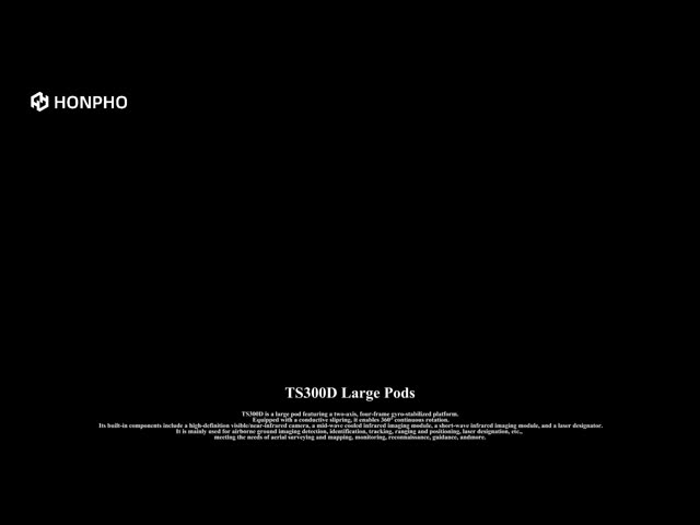 【TS300D】Gyro Stabilization Electro Optical Surveillance System EO IR Sensor UAV Zoom Camera