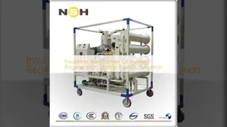 Insulation Transformer Oil Purifier Regeneration Mobile Type Dehydration