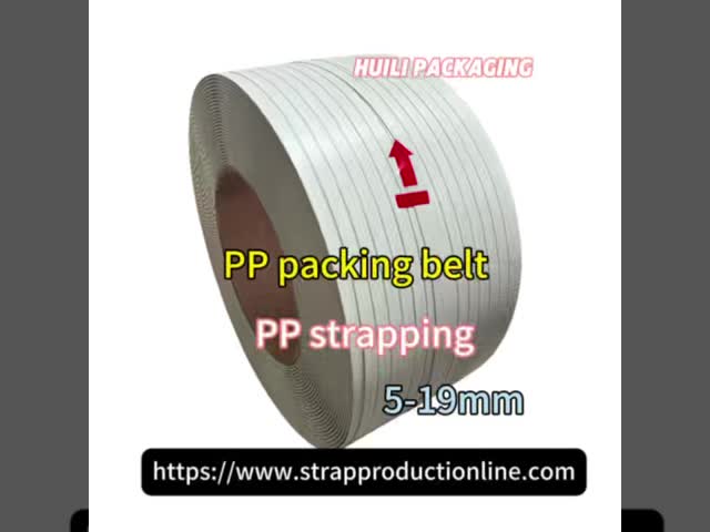 5-15mm PP PET strapping belt 100% polypropylene PP strapping belt suitable for automatic strapping machines