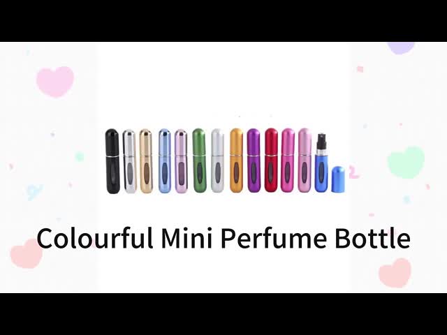 5ml 8ml 10ml 12ml Mini Perfume Refillable Perfume Bottles Travel Size Aluminum Perfume Spray Bottle Travel Refillable Perfume
