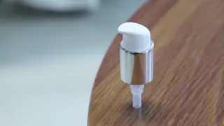 24/28mm Non Spill Cream Pump with Full Protective Cap for Cosmetic Bottles