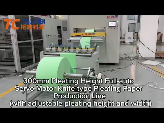 Precision-Engineered for Enhanced Durability 300mm Pleating Height Folding System for Large-Scale Production