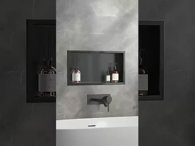 Double Sink 304SS Bathroom Cabinet Vanity Unit Storage Shelf Stone Top