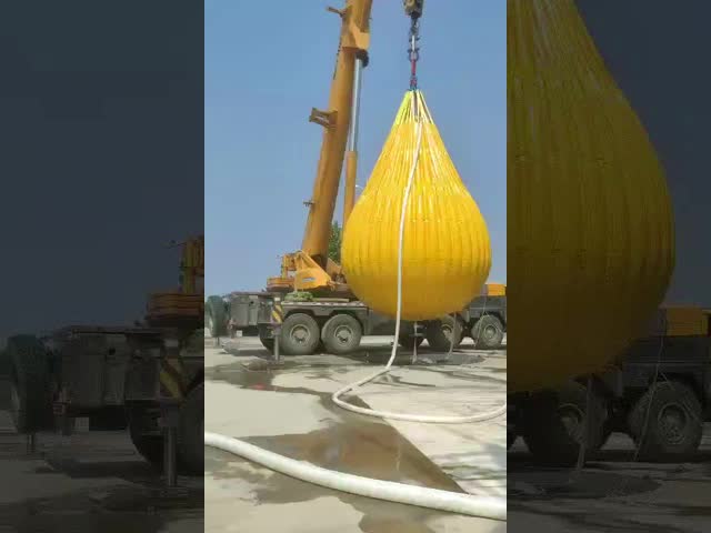 Crane Load Test Water Bags High Load Capacity Easy To Fill Drain Reusable