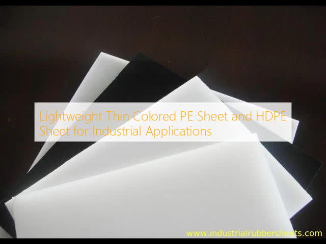 Lightweight Chemical Resistant High Tensile Strength PE Sheet and HDPE Sheet for Industrial Applications