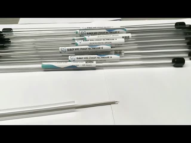 Elgiloy Wire Orthodontic Archwire Sizes 16x22 17x25 18x25 19x25 For Braces Treatment