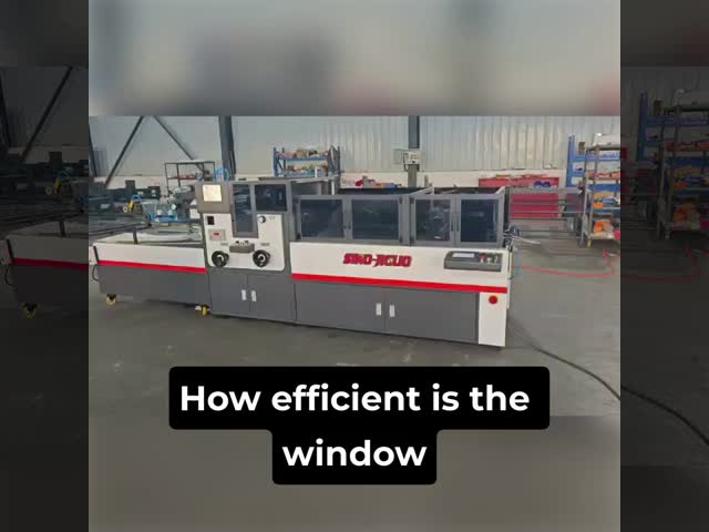 JIGUO Efficient Corner Cutting and Creasing Window Patching Machine For Packaging
