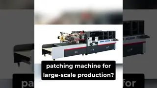 JIGUO Efficient Corner Cutting and Creasing Window Patching Machine For Packaging