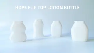 HDPE 40ml 60ml Plastic Bottle Flip Cover Food Grade Squeeze Bottle with Flip Top Cap