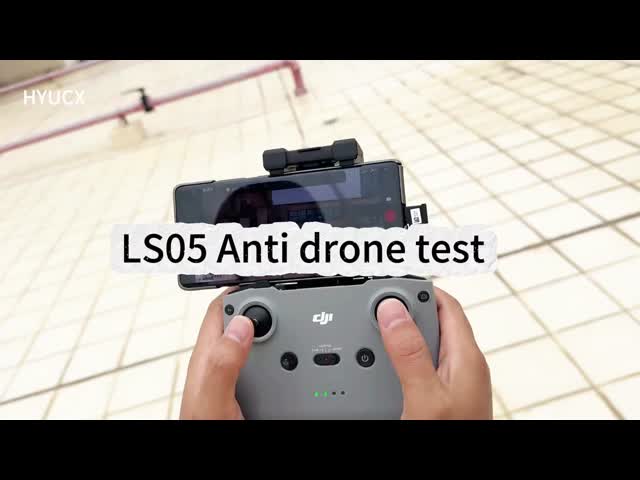 LS05 drone jamming gun Measured Video