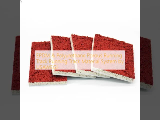 USAWEGI Brethable Rubber Running Track for Stadium
