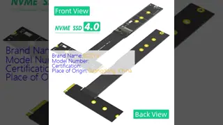 M.2 NVMe SSD Extension Cable 20cm 270 Degree High Speed