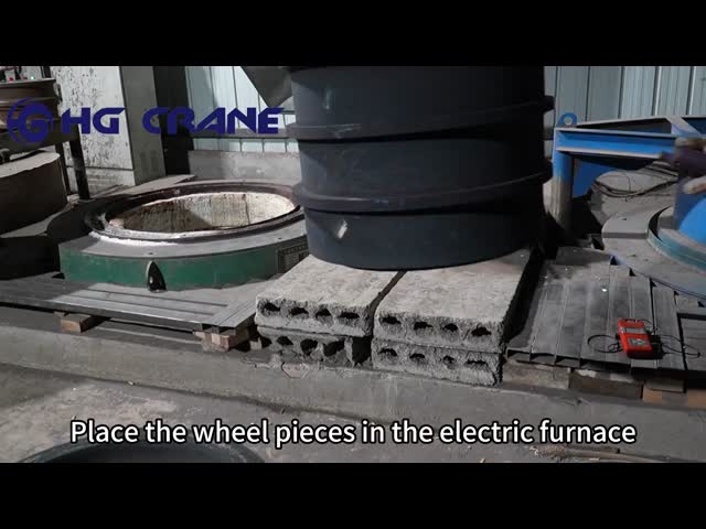 High Strength Crane Steel Wheel with 50-219mm Diameter and HB 300-350 Surface Hardness for Overhead Cranes