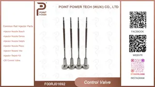 F00RJ01692/F 00R J01 692 Common Rail Injector Valve