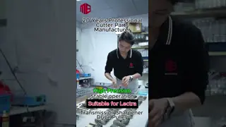 High-precision components for Lectra, undergoing inspection at the production plant.