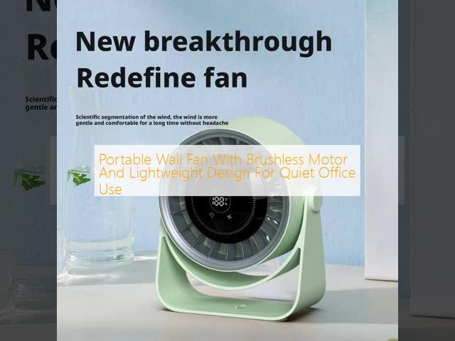 4000mAh Portable Table Fan With Brushless Motor 100 Speed Digital Display Desktop Fan