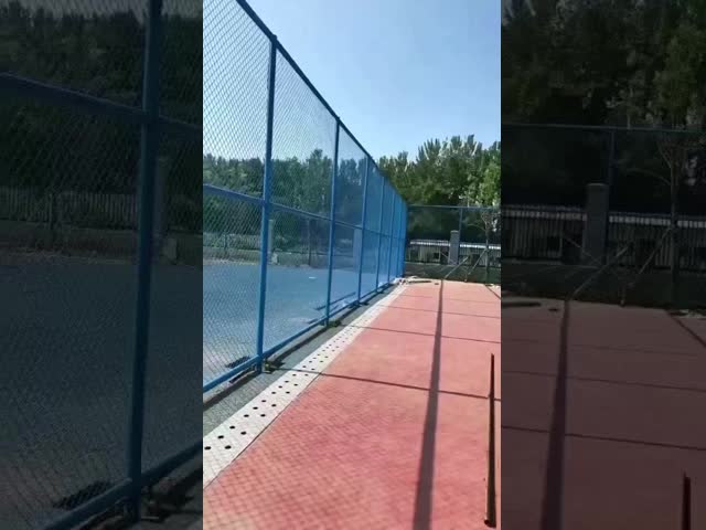 12.7mm 15.9mm PVC Diamond Mesh Fencing Roll Galvanized Dark Green