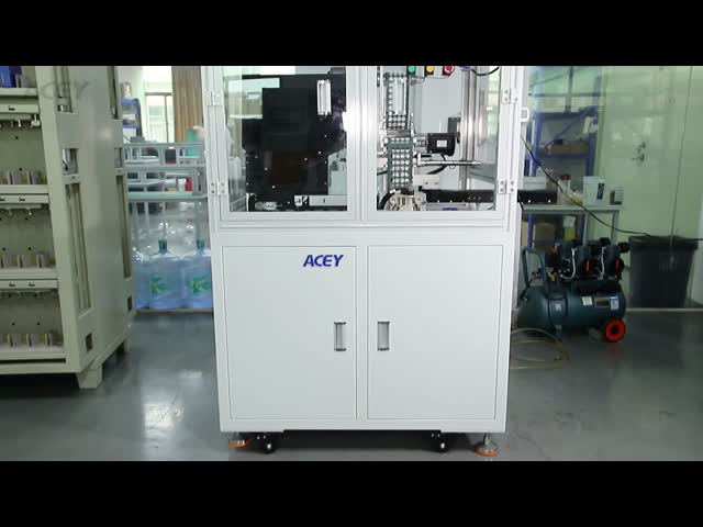 Battery Labeling Machine with Cover