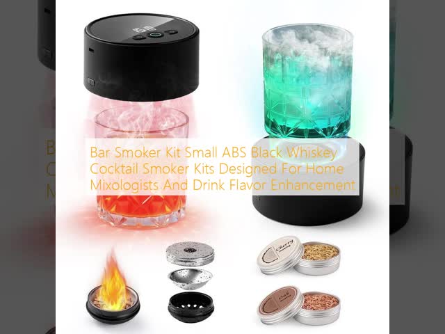 Gift Bar Smoker For Drinks 600mAh - 800mAh Whiskey Cocktail Smoker Set
