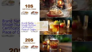 Gift Bar Smoker For Drinks 600mAh - 800mAh Whiskey Cocktail Smoker Set