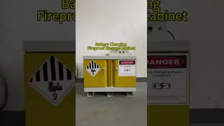 Battery storage cabinet 30L  Double-layer steel plate structure