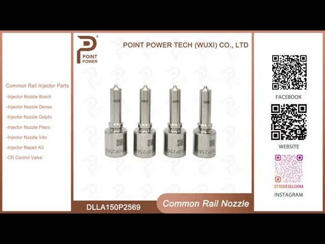 DLLA150P2569 Common Rail Nozzle For Injectors 0 445120460
