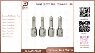 DLLA150P2569 Common Rail Nozzle For Injectors 0 445120460