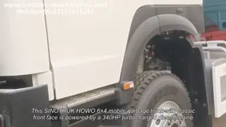 Hydraulic Control System Garbage Collection Truck with 340HP Engine and 20-25CBM Capacity