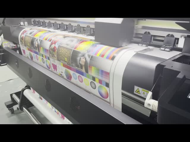 Eco solvent Printer 1.6m with 1pc I3200-E1 or2pc  I3200-E1  printhead 1.8m with 2pc I3200-E1  printhead or 4pc printhead