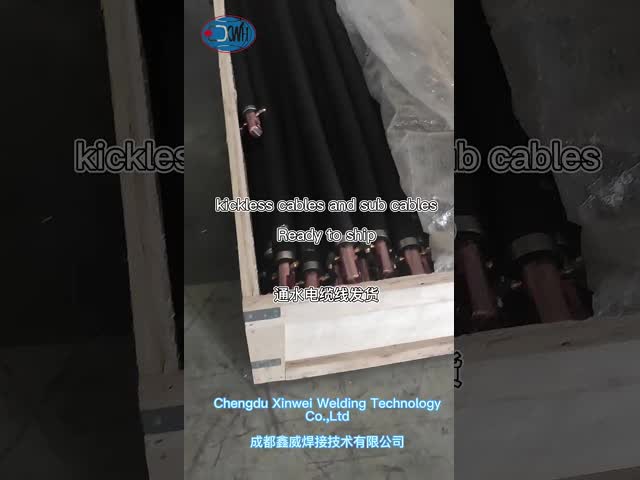 Cnc Copper Water Cooled Cables Secondary Cable For Portable Spot Welding Machine