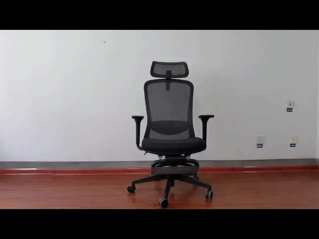 Modern Comfortable Mesh Office Chair 4D Adjustable Ergonomic Design And Footrest