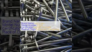 316l Stainless Steel Capillary Variable Diameter Head Expansion And Contraction Sandblasting Marking