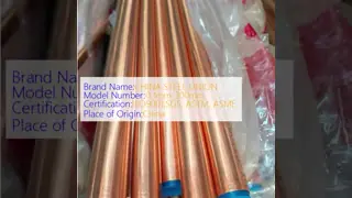 Polished Copper Pipe Antimicrobial Medical Gas Copper Tube 1 Inch-3 Inch