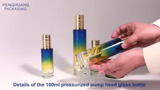 Custom logo Plastic Packaging Bottles with multiple sizes and printing options designed for cosmetic packaging applications