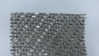 Stainless Steel Decorative Mesh Durable Structure Elegant Woven Metal Decorative Mesh