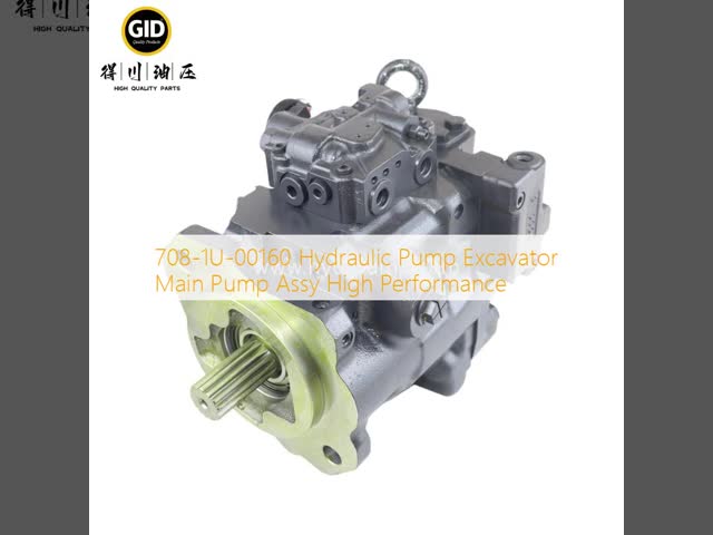 708-1U-00160 Hydraulic Piston Pump for WB93 WB97 Backhoe Loader High Performance Hydraulic Main Pump Assembly