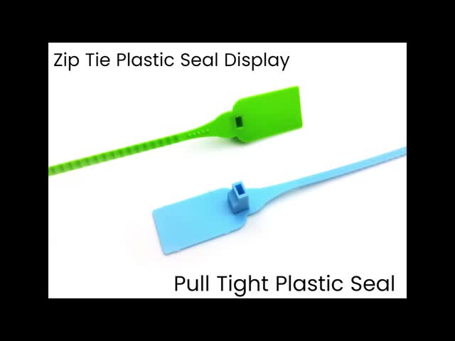 Pull Tight Security Seals for PP Products Marking Area 40*26mm Serial Number Included